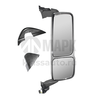 Зеркало основное правое MB Actros MP4 A9608102219 (24V, с подогревом и эл.регул) (Sampa)