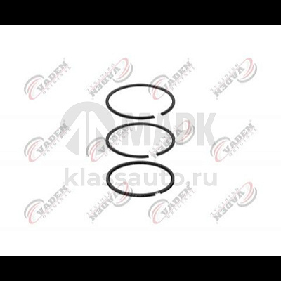 Комплект поршневых колец компрессора КАМАЗ/MAN/IVECO (STD)(D=92, 2.5x2.5x4.0) (VADEN)