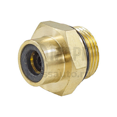 Соединитель трубки ПВХ,полиамид d=8мм М20х1,5 (фитинг прямой) латунь (Аналог CAMOZZI)