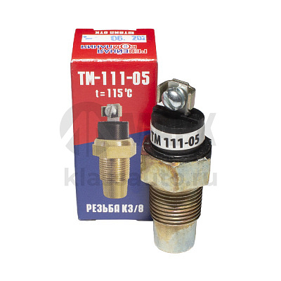 Датчик ТМ-111-05 сигнализатора температуры охлаждающей жидкости (винт М4, t=115 градусов) РелКом