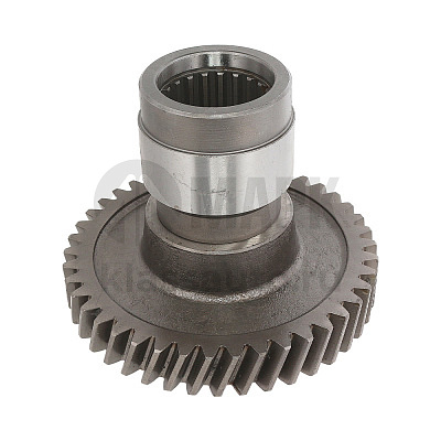 Вал промежуточный 210 в сб. без шпон паза (КПП 154) (Автомагнат)