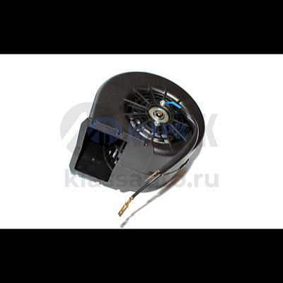 Мотор отопителя для а/м ГАЗель Бизнес в сборе с крыльчаткой (с кожухом) (12В, 230Вт) (TRUCKMARK)