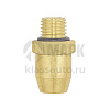 Фитинг прямой (штуцер) М12хТ8 (латунь аналог Sirit)