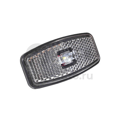 Фонарь габаритный белый L-50 узкий н/обр. 12/24 В (маркерный) (Т.А.С)74.3731