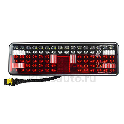 Фонарь задний светодиод левый (жгут) а/м Камаз 54901, СуперМАЗ (аналог 112.08.69-02) (Формула Света)