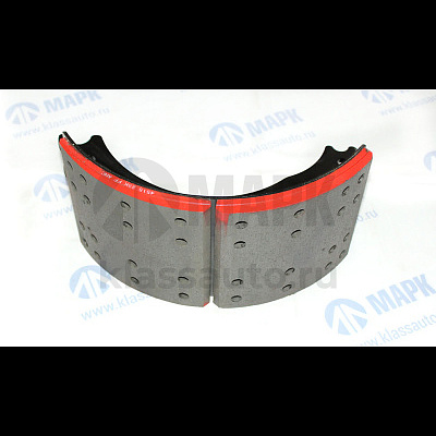 Колодка тормозная в сборе оси L1 12 т. (ширина 180mm) (Л1С12КР21.1850/2050) (аналог)