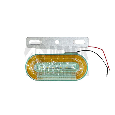 Фонарь габаритный 131 жёлтый универсальный с неоновым  светом ,с нижней белой подсвет Т.А.С