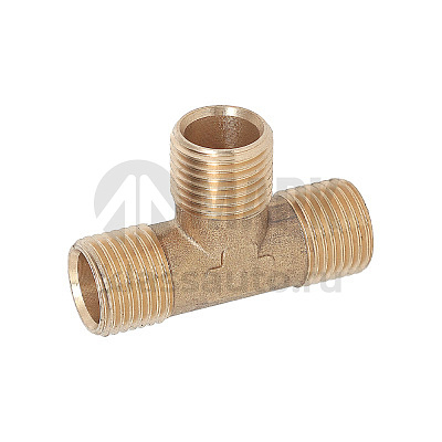 Тройник М16х1,5/М16х1,5/М16х1,5 (медный) (20шт в уп)