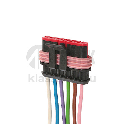 Разъем заднего фонаря Камаз 5490 (СуперМаз) плоский, 6 конт.) (ан.AMP 282090-1)