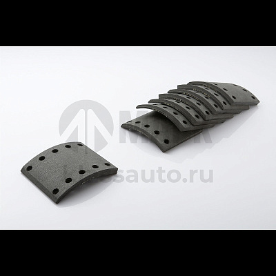 Накладки тормозные 19032 (STD) (BPW 420х180+клепки 8x15 сталь.80шт) 