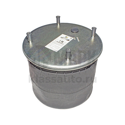 Пневморессора 810MB без стакана (2 шп. M12 смещ.25 1отв.-шт.M22) (BERGKAU)