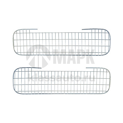 Защита ПТФ а/м FAW CA3310 8х4, J6 СA3250 6х4/6х6 (2 сетки + крепления) 