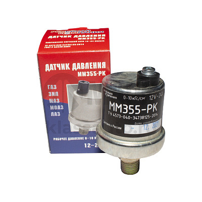 Датчик ММ-355 давления масла к а/м ГАЗ, ЗиЛ, МАЗ (резьба К 1/4) РелКом