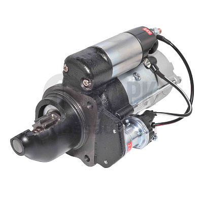 Стартер (24V 4kW z10) а/м КамАЗ-4308, ПАЗ, ЛИАЗ, НЕФАЗ c дв.Cummins ISBe-185 (аналог 4992135) (МАРК)