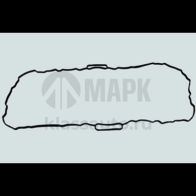 Прокладка поддона 12V (2 масл. канала) силикон черный (ISF3.8) Валдай 5266886