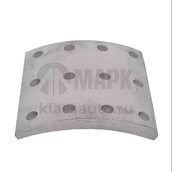 Накладка тормозная (сверленая расточенная ) УралАти 18/15