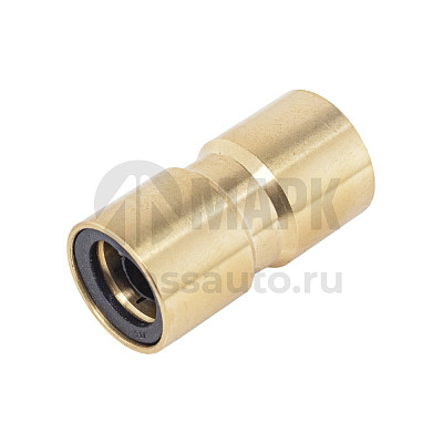 Соединитель трубки ПВХ,полиамид d=16мм-16мм прямой латун (Аналог CAMOZZI)
