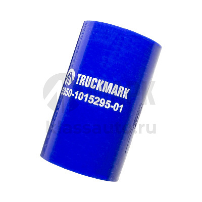 Патрубок радиатора нижний (силикон) синий (Ф32х70) (TRUCKMARK)