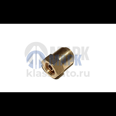 Фитинг прямой (штуцер) ВНУТРЕННЯЯ РЕЗЬБА М12хТ8 (латунь) (TrailerParts)