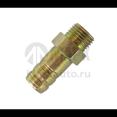 Штуцер с наруж. резьбой  M10х1,5 под шланг 8мм