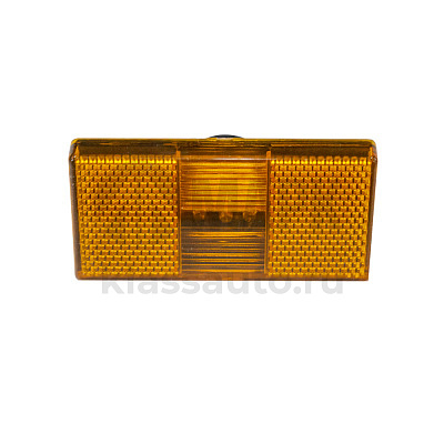 Фонарь маркерный универсальный  н.о.12-24в жёлтый разъём овальны Т.А.С