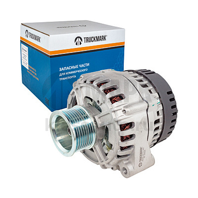 Генератор (28В 120А) 8-ручьевой шкив для а/м КАМАЗ Евро-3,4 (TRUCKMARK)