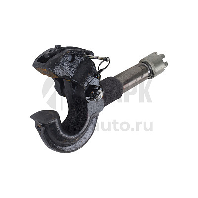 Крюк буксирного прибора в сборе с гайкой м стопорной пластиной УРАЛ 