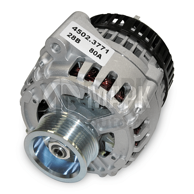 Генератор Евро-2,3 (28 В,80 А, поликлиновый шкив)(4шт в кор) ELTRA