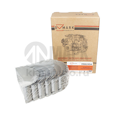 Вкладыш к/в шатунный верхний стд. (6CT, ISC, L, ISLe) 3966244 DVMARK