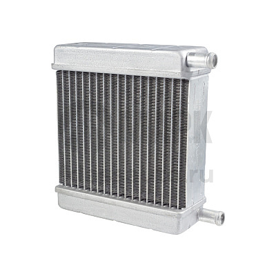 Радиатор отопителя алюминевый для МТЗ-80 (трубки в одну сторону) Лузар