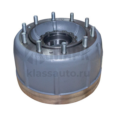 Ступица передняя с тормозным барабаном (ПАО КАМАЗ)