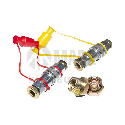 Муфта разрывная М16 (воздушная ) желтая/красная (TRUCKMARK) (сталь) (50шт в кор)