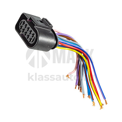 Колодка (электроразъем, 10pin) передней фары а/м КамАЗ 5490