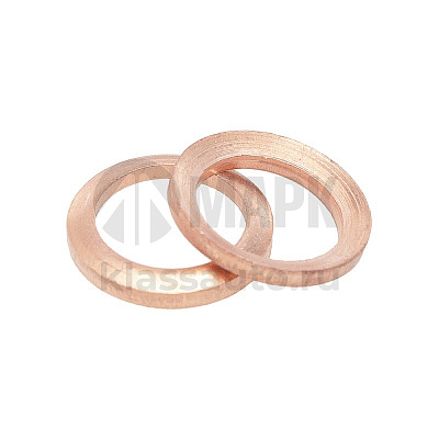 Шайба медная 10,2х14,2х1,5  (852205, 312381) сливная трубка форсунки МАЗ аналог