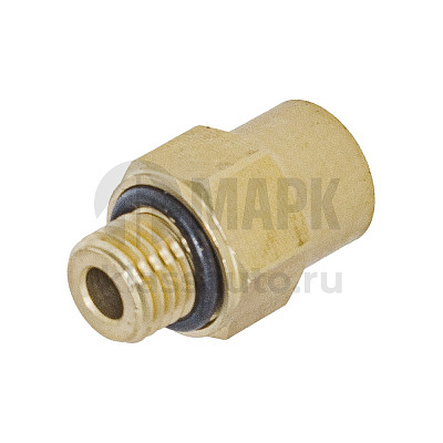 Соединитель трубки ПВХ,полиамид  М12хТ8 фитинг прямой латунь (Аналог CAMOZZI)