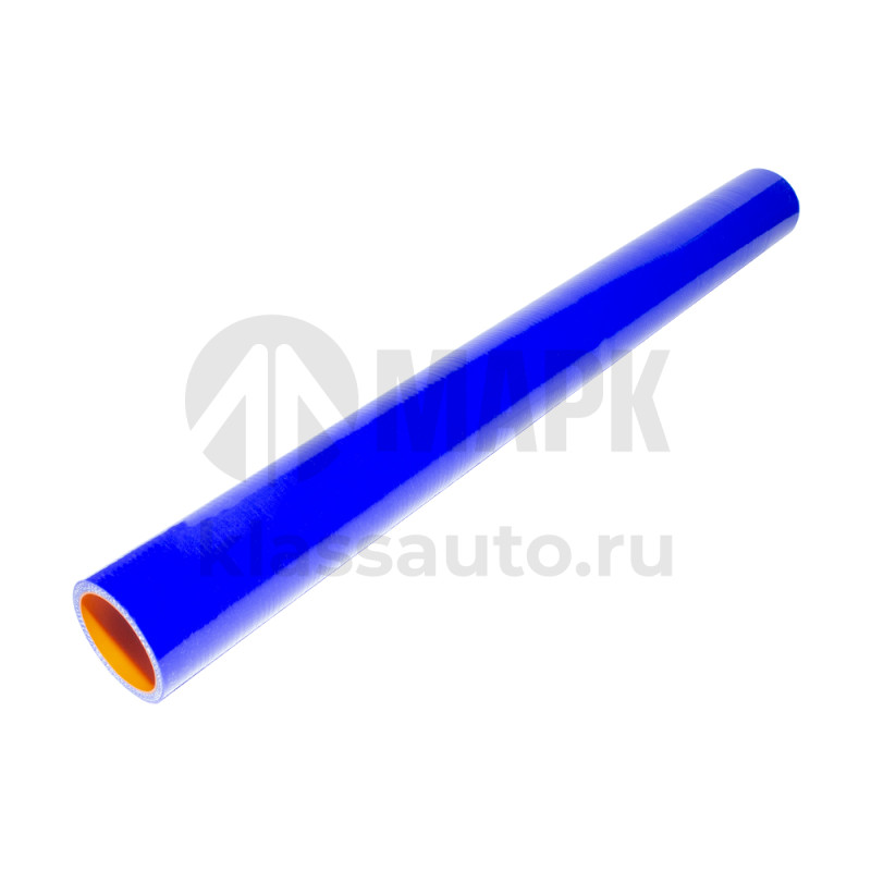 Патрубок радиатора верхний (силикон) синий (Ф42x540) (TRUCKMARK)
