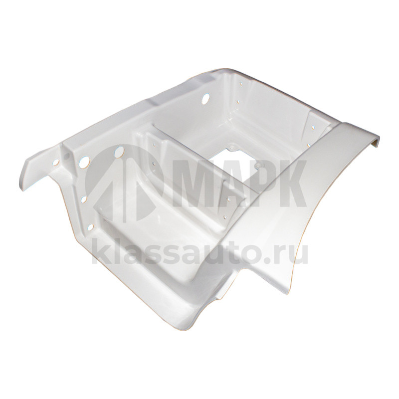 Щиток подножки правый (белый) 