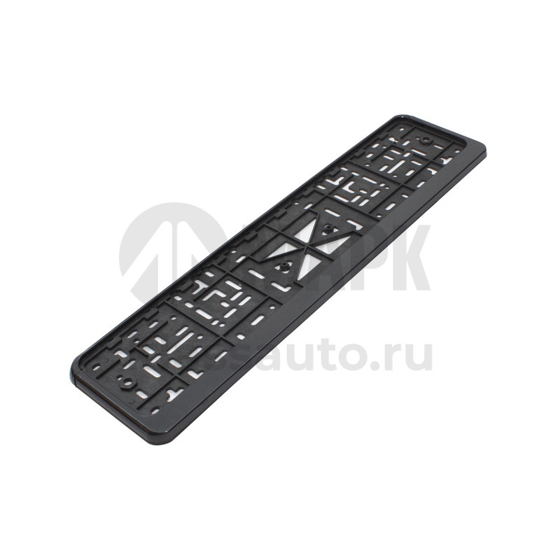 Рамка номера трехсоставная черная