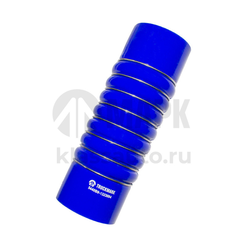 Патрубок интеркулера (силикон) синий (Ф90х290) (TRUCKMARK)