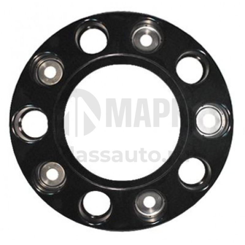 Колпак переднего колеса черный (пластиковый открытый)