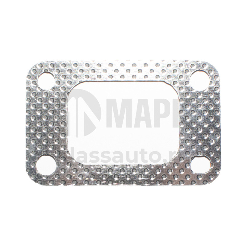 Прокладка турбокомпрессора прямоугольная дв. 5344 перфорированная