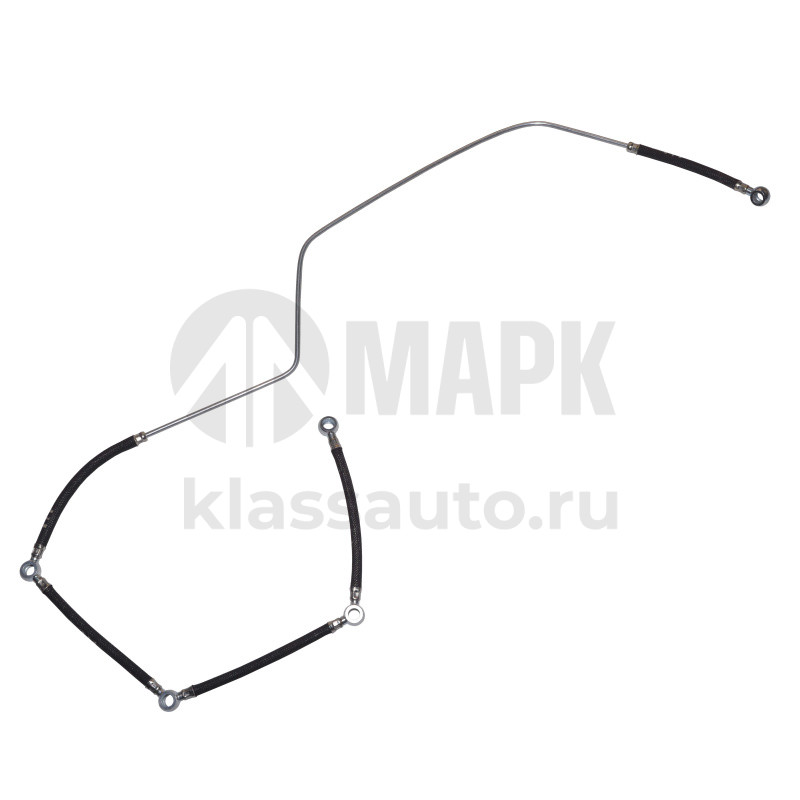 Трубка топливная дренажная правая с металл. наконечником Завод