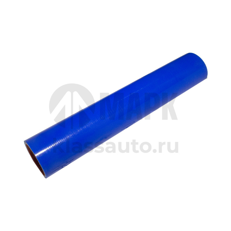 Патрубок радиатора верхний (силикон) синий (Ф50x320) (TRUCKMARK)