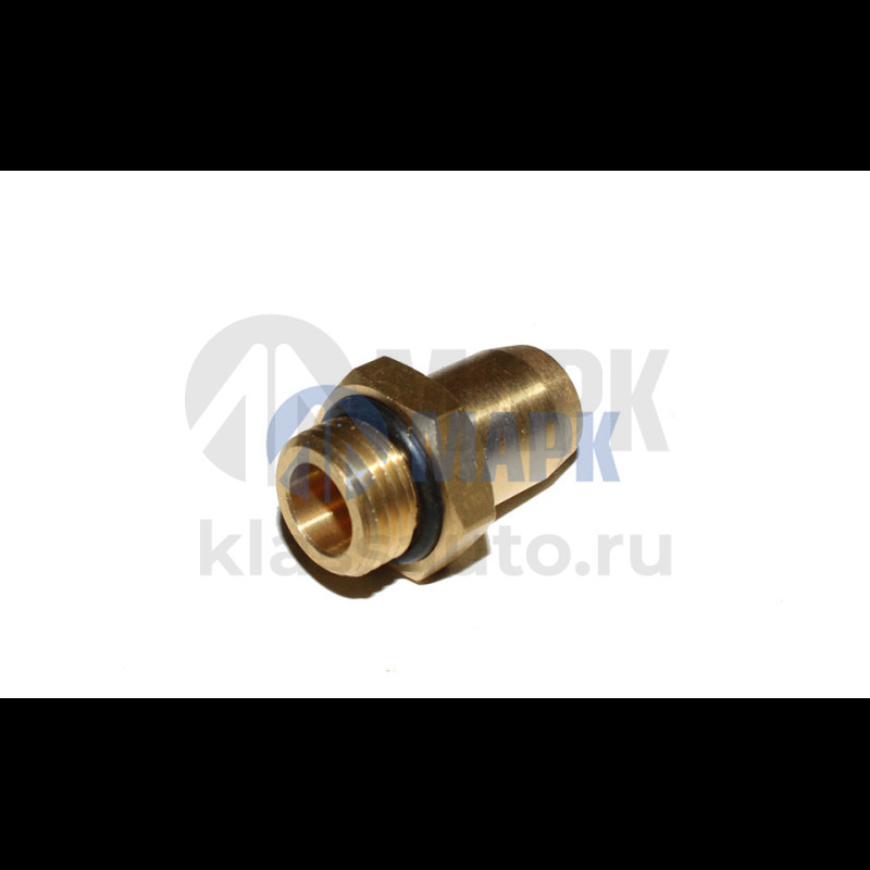 Фитинг прямой (штуцер) НАРУЖНЯЯ РЕЗЬБА М16хТ8 (латунь) (TrailerParts)