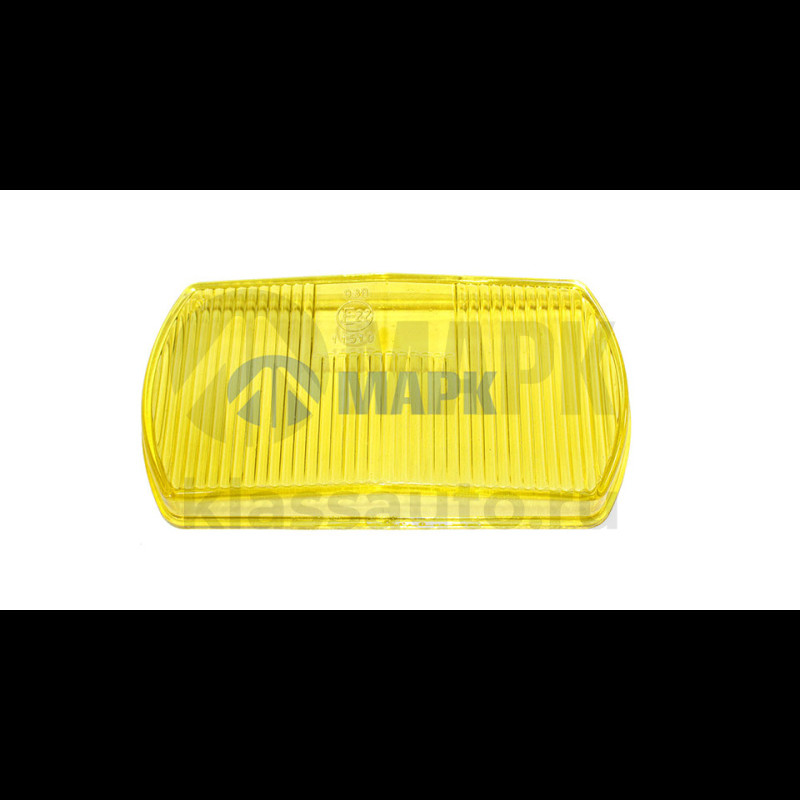 Стекло фары противотуманной ФГ 152 (желтое)