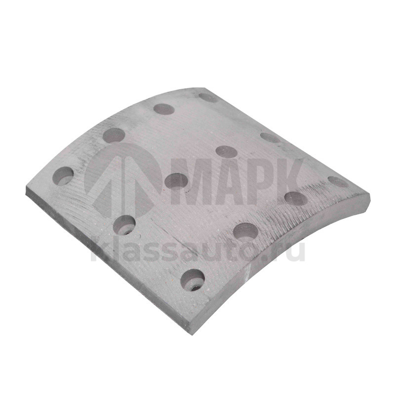 Накладка тормозная (сверленая расточенная ) УралАти 18/15