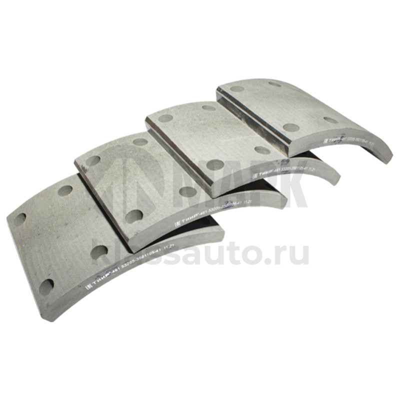 Накладка тормозная (сверлёная расточенная) ТИИР