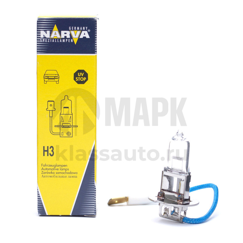 Лампа Н3 24v 70w Pk22s (NARVA)
