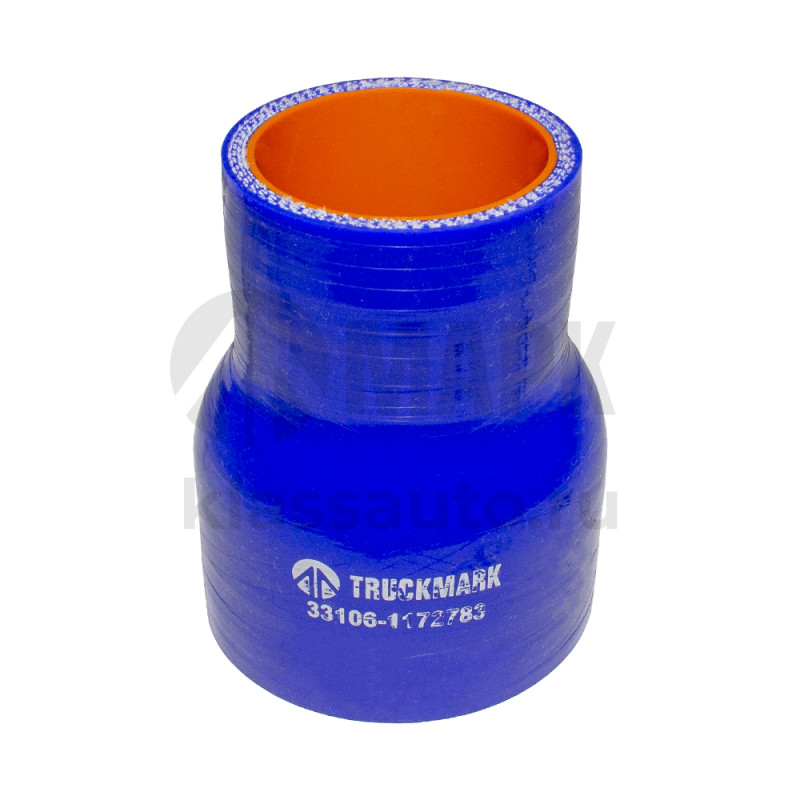 Патрубок интеркулера (силикон) синий переходник (Ф50/70x100) (TRUCKMARK)