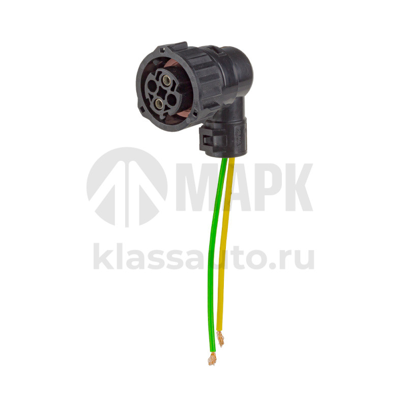 Колодка байонет, угловая, 2 провода